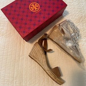 NIB Tory Burch Laurel Espradrille Wedge